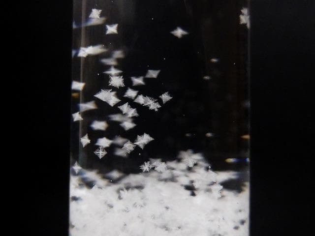 Snow falls inside a test tube! Mysterious crystal ? Observation & Free Study Set